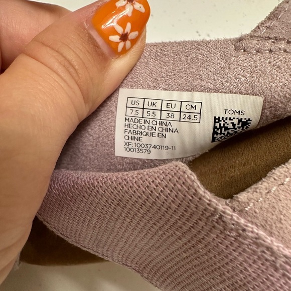 Tom’s Ibiza Platform Heels Women’s 7.5 Lilac Purple Sandals Woven Chunky Shoes - Picture 10 of 10